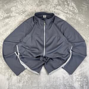 Alo Yoga CoolFit Black Athletic Full-zip Track Style Jacket Size XL